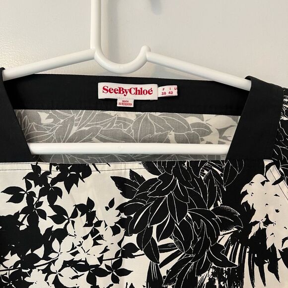 See By Chloe tropical floral boxy top - Picture 6 of 7